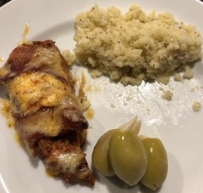 keto gluten free low carb bacon wrapped chicken