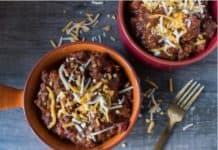 recipe for best beef keto chili 2 bowls low carb gluten free
