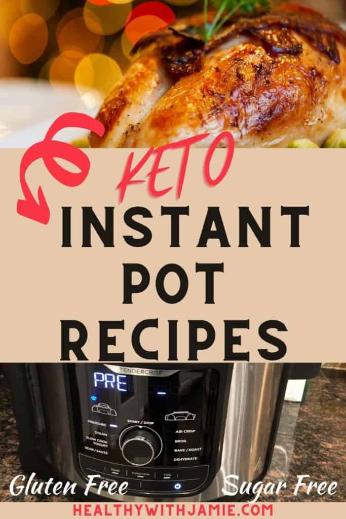 pin for low carb keto instant pot recipes and tips