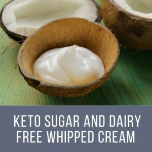 sugar free and dairy free whip cream