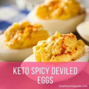 keto friendly spicy deviled eggs