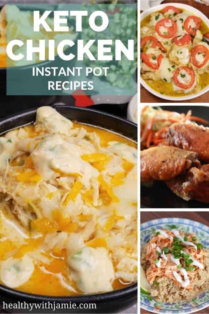 Instant Pot Keto Chicken Recipes collection pin